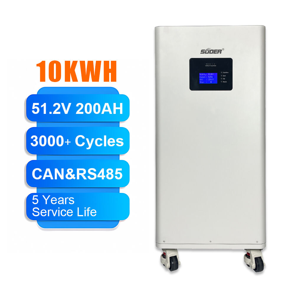 10KWH 200Ah Mobile Vertical Solar Battery Pack Lifepo4 51.2V
