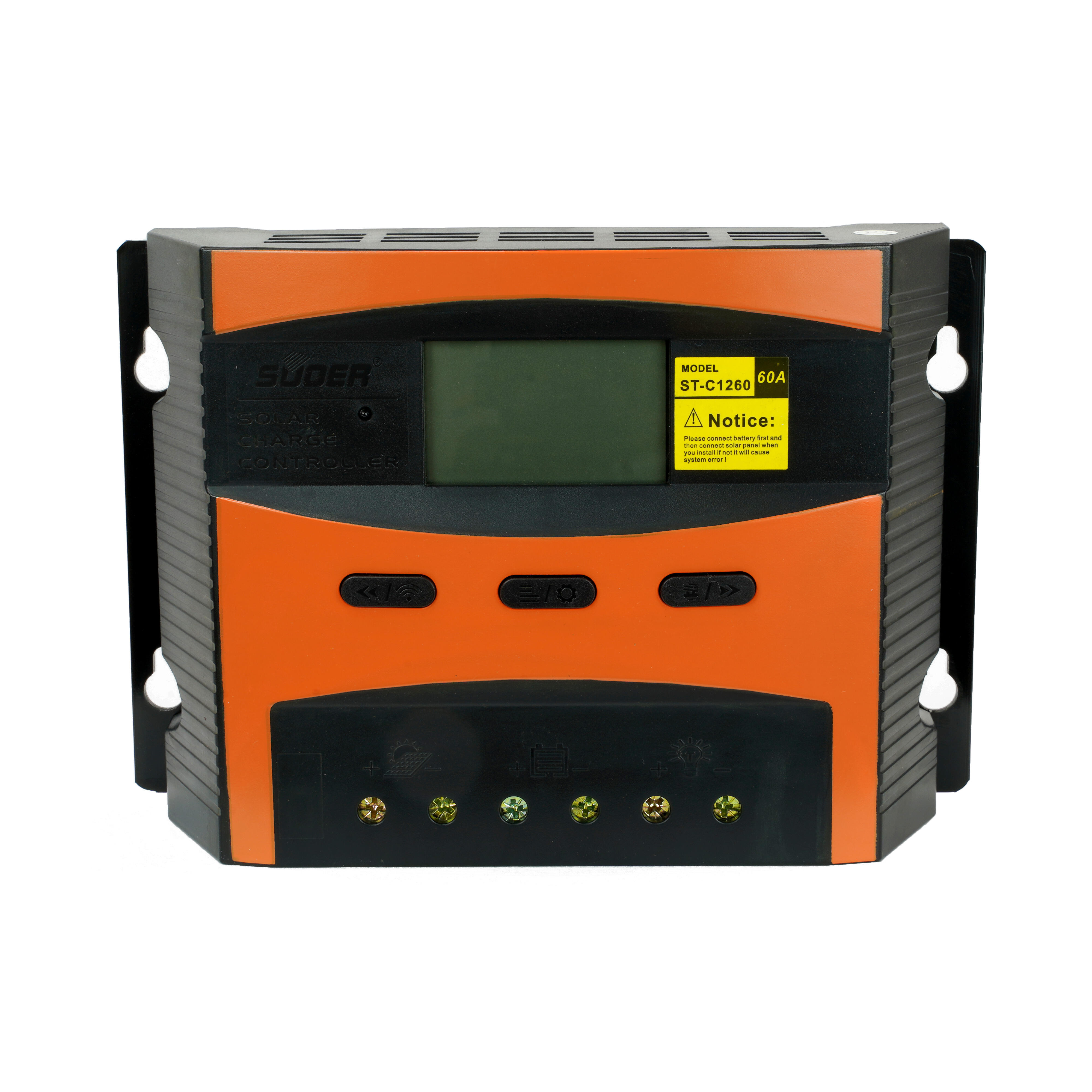 ST-C1260 12V 60A Price Smart Solar Power System Panel Charge Controller With Two Interfaces