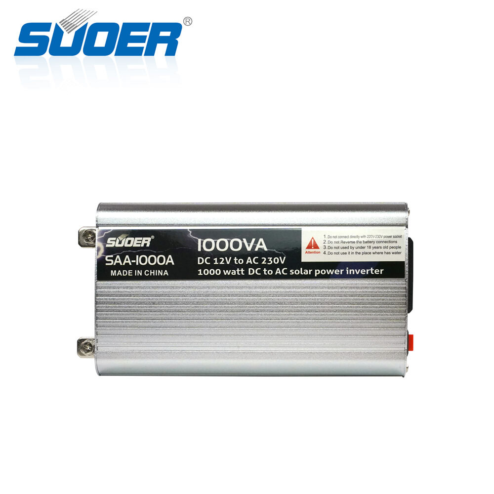 SAA-1000A Modified Sine Wave Inverter for Home Use Suoer DC to AC 1000 Watt 12v to 220v Single 1000W Solar Power Inverter DC 5V 1A 0.8