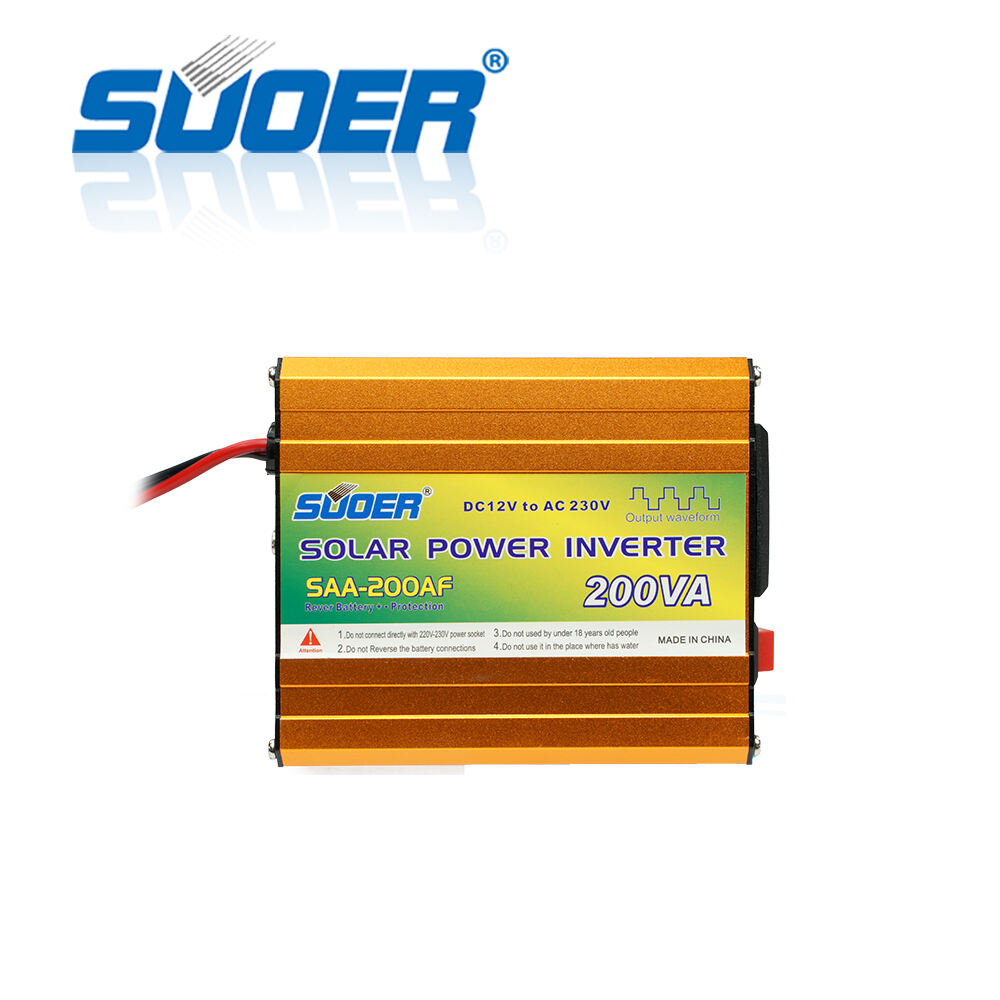 SAA-200AF 12V 230V 200VA DC to AC Modified Sine Wave solar power Inverter