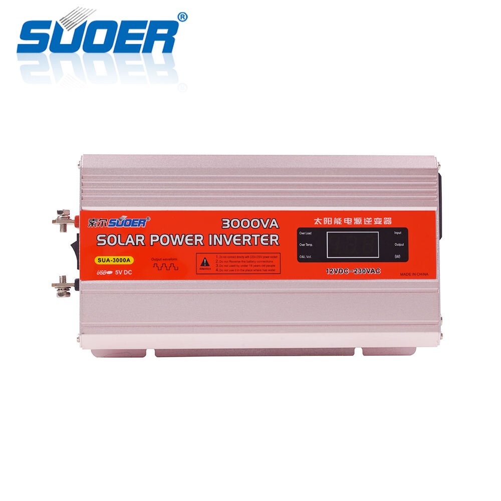 SUA-3000A 3000VA DC 12V to AC 230V single output Modified Sine Wave 3KVA Power Inverter