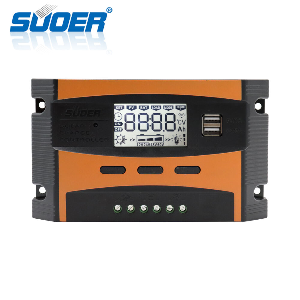 ST-C1210 12V 10A Price Smart Solar Power System Panel Charge Controller With Two Interfaces