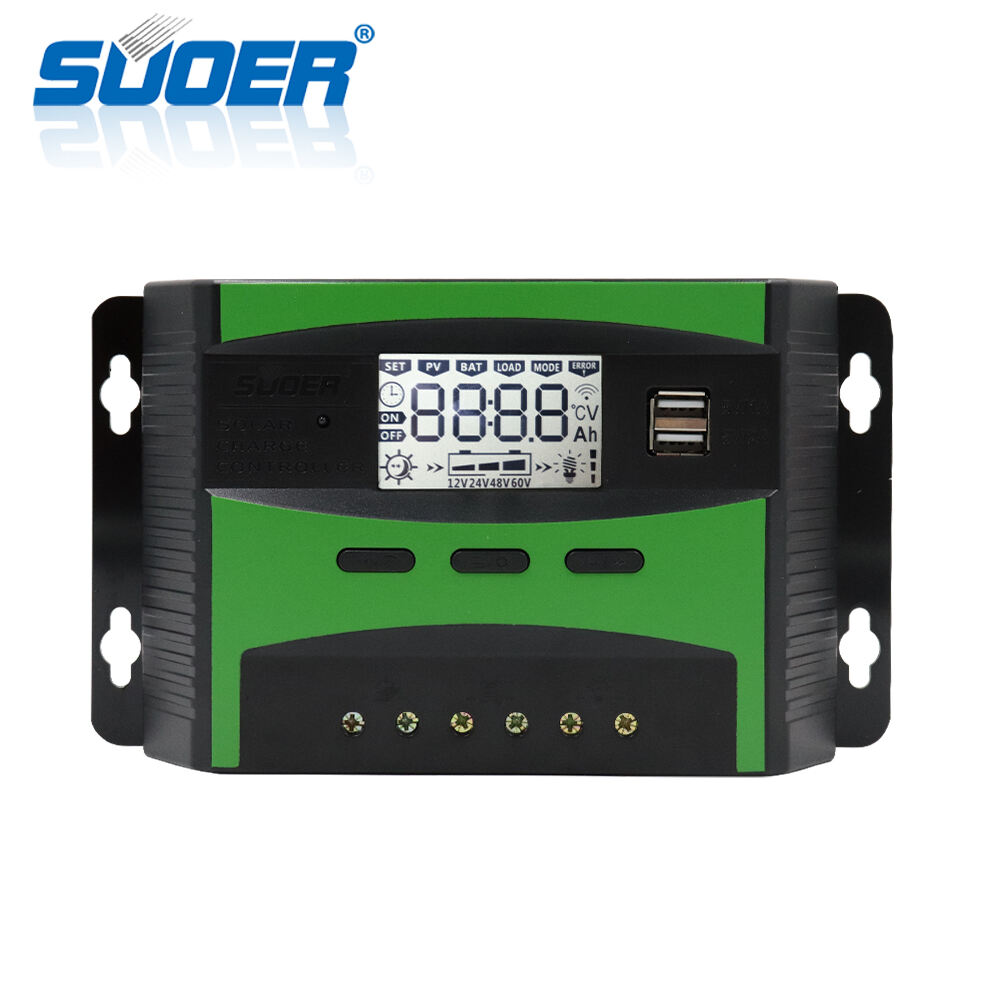 ST-C1230 12V 30A Price Smart Solar Power System Panel Charge Controller With Two Interfaces