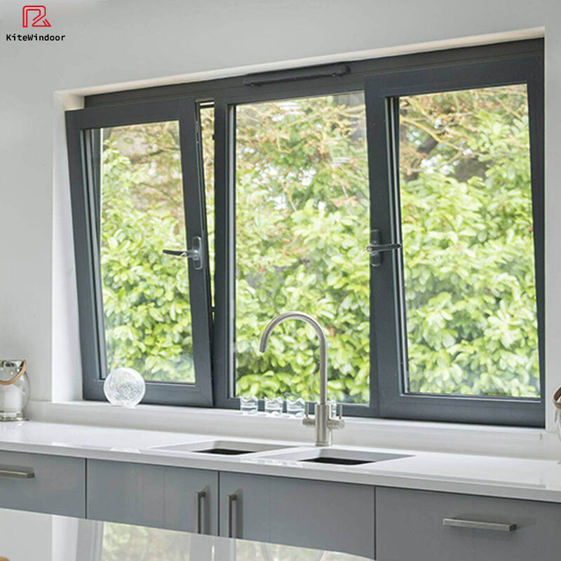 Modern Design Swing Tilt Turn Aluminum Alloy Casement Windows ...