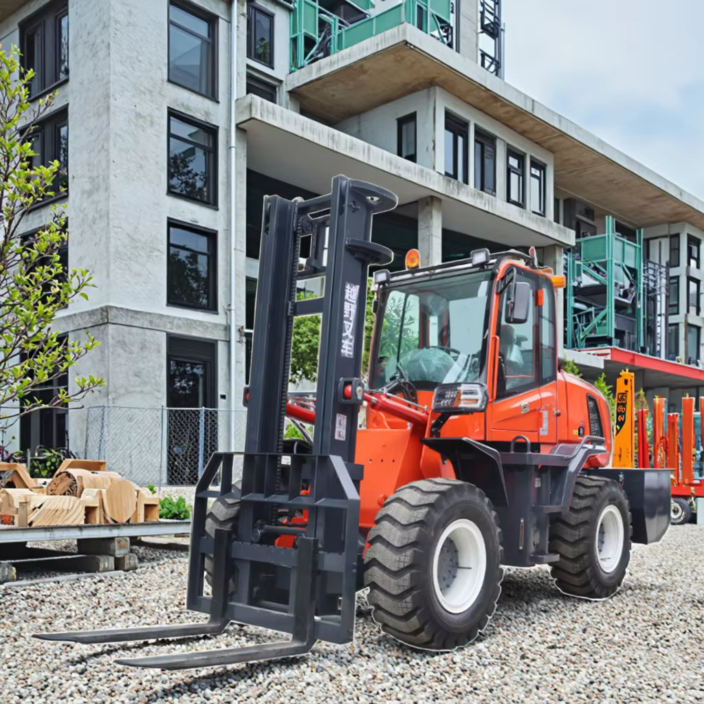 Brand New Factory Price 5 Ton Diesel Truck Forklift with Solid Tire Hydraulic Internal Combustion Forklift Vehicle factory