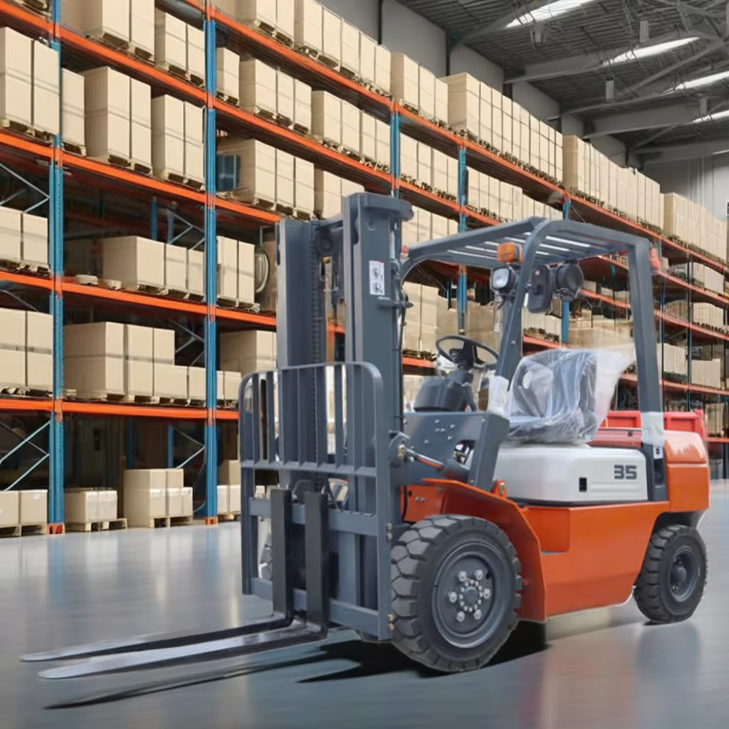 High Performance Heavy Duty diesel Powered Equipment Built to Meet ISO9001 Quality Standard and CE Certified Forklift factory