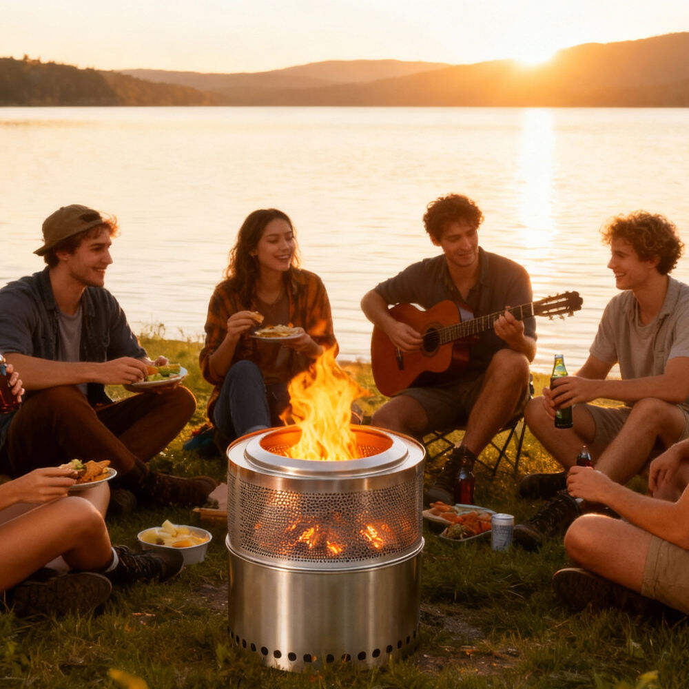 Outdoor Camping Foldable Honeycomb Bonfire Stove
