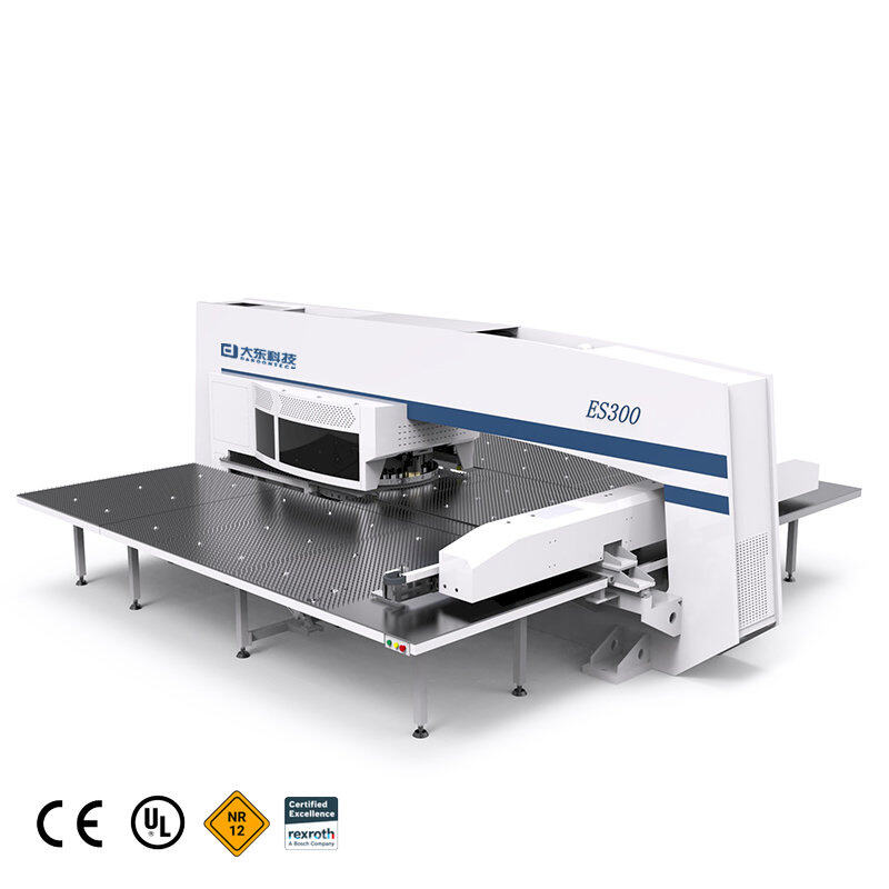 ES Series Cnc Punch Press 32 Stations Metal Sheet Fabrication Servo Turret Hole Punching