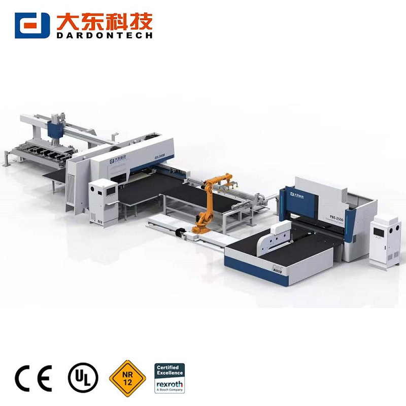 Sheet Metal Machinery Solution Punching & Cutting + Bending Production Line