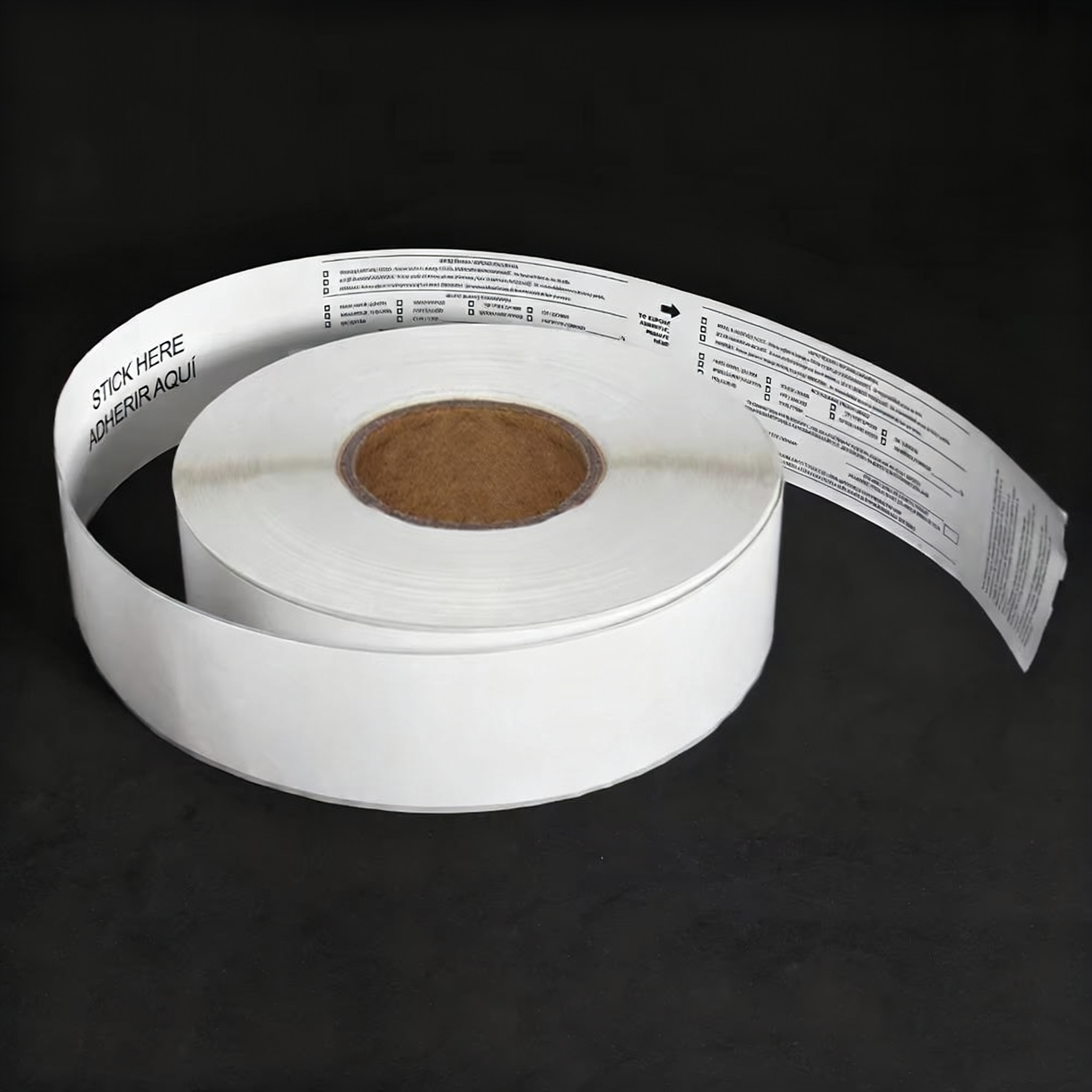 Airline Boarding Luggage Label Sticker Tags Thermal Synthetic Paper Direct Thermal BOPP Film Baggage Label for Luggage Tags