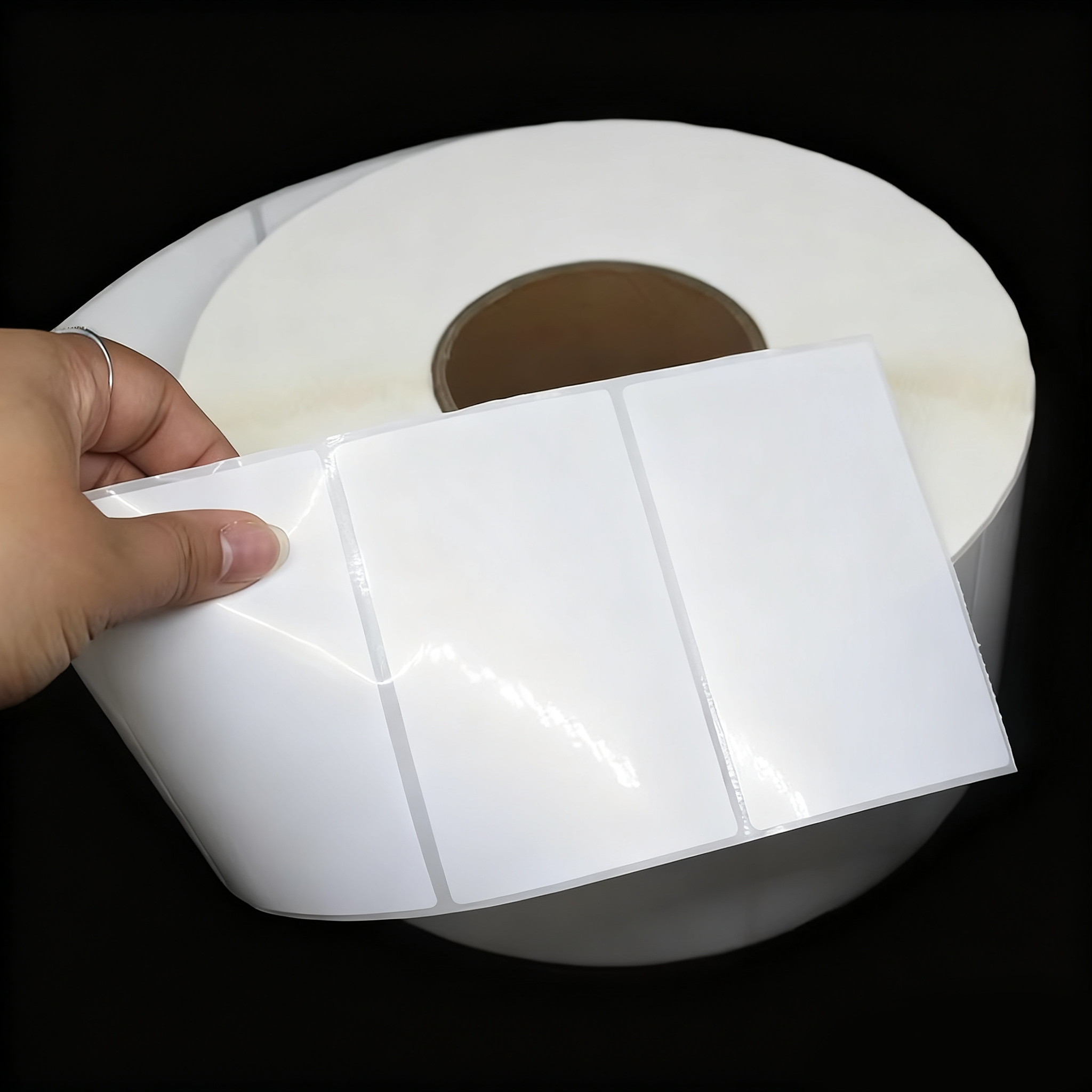 Custom Size Blank Continuous High Gloss Matt Synthetic Adhesive Paper ...