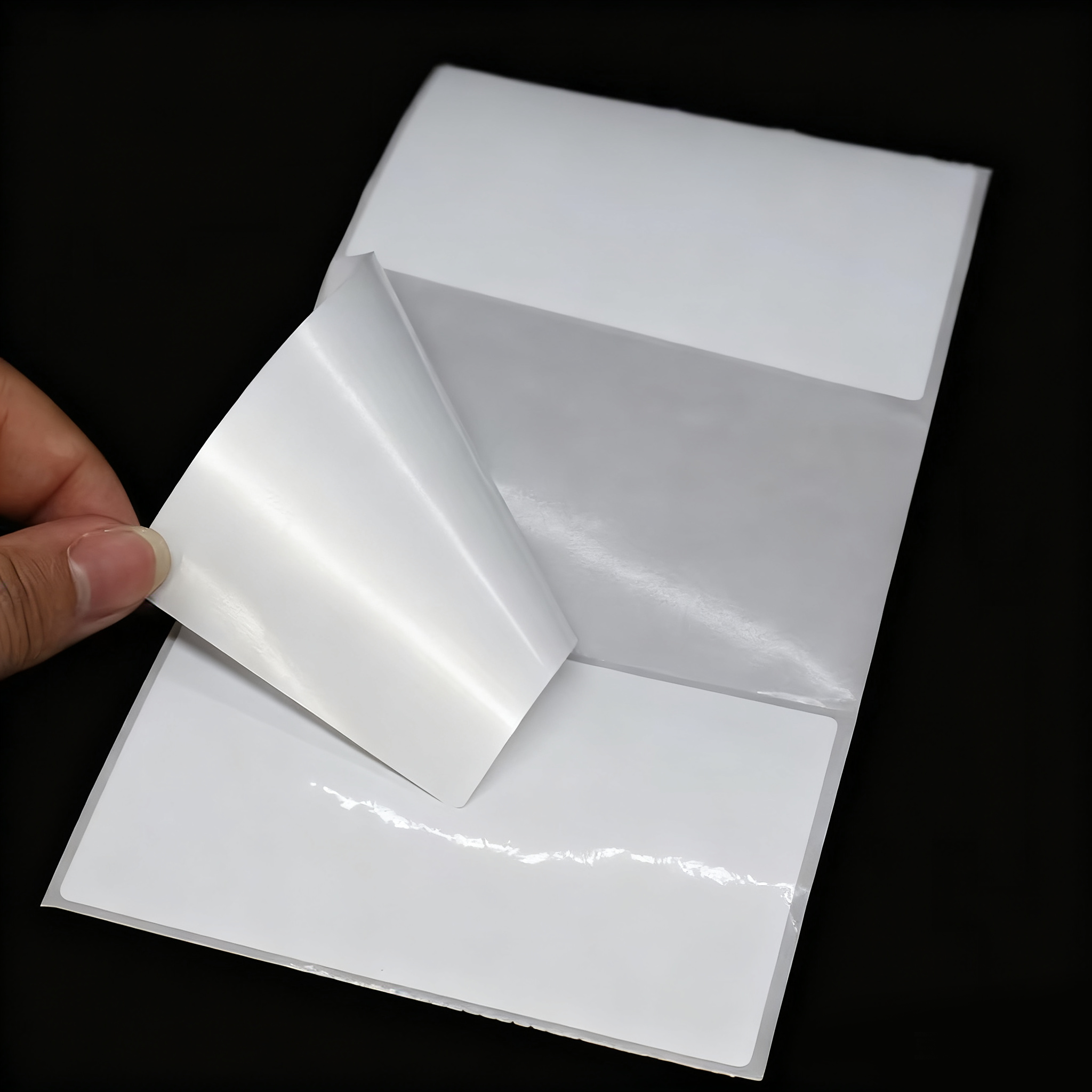 Custom Size Blank Continuous High Gloss Matt Synthetic Adhesive Paper ...