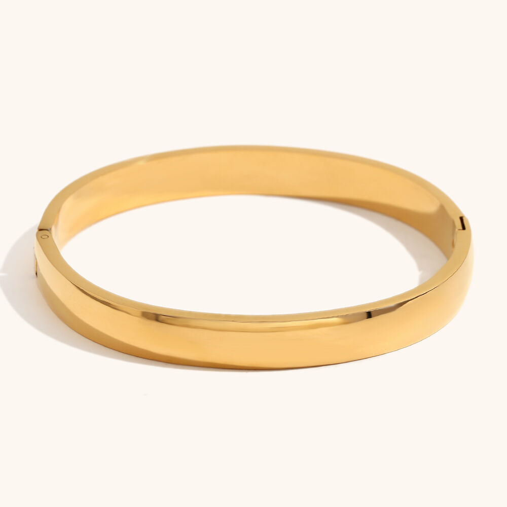 Basic Gold Plated Stainless Steel Bangles