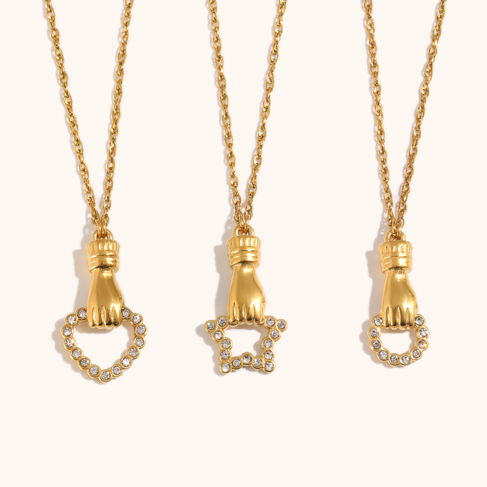 dainty zircon gold plated stud earrings set-4
