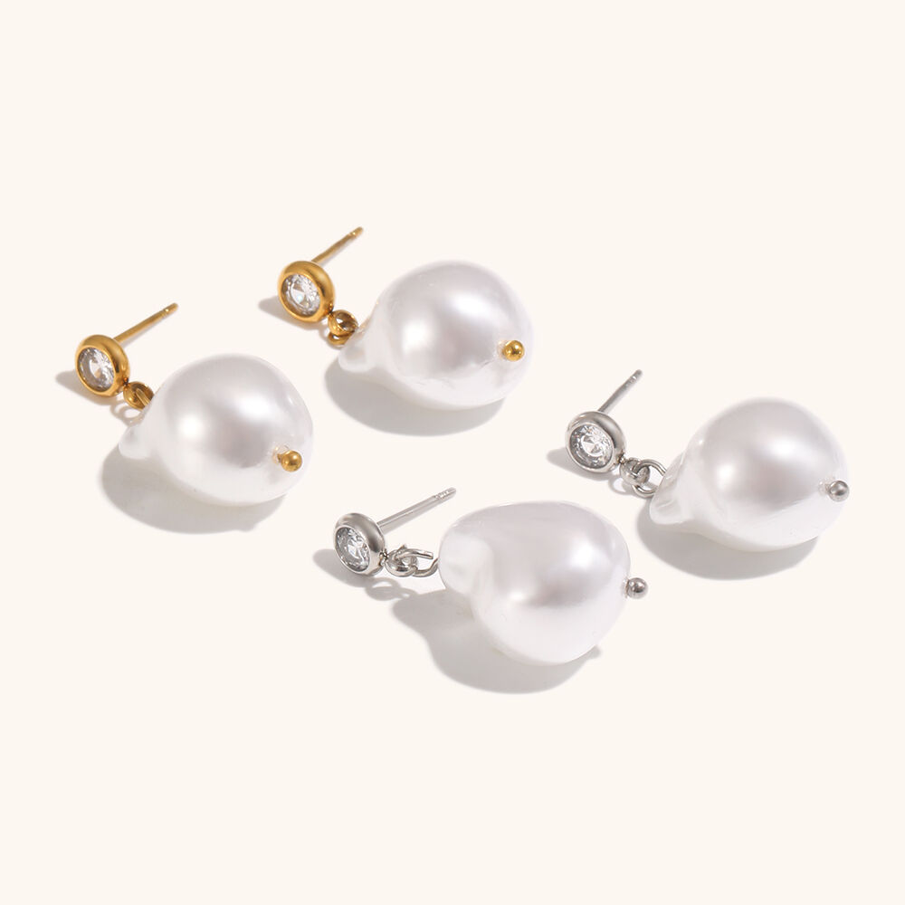dainty zircon gold plated stud earrings set-6