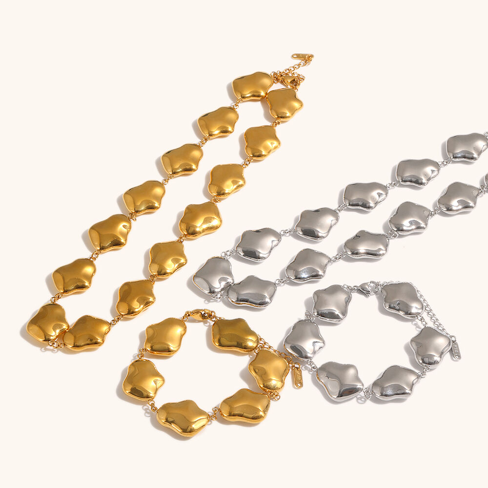 Solid Statement Bead Chain Necklace / Bracelet