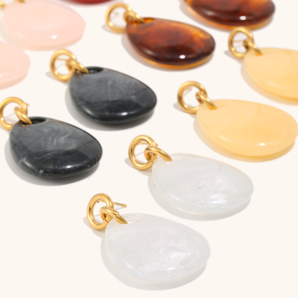 vintage gold plated pendant  charm set-6