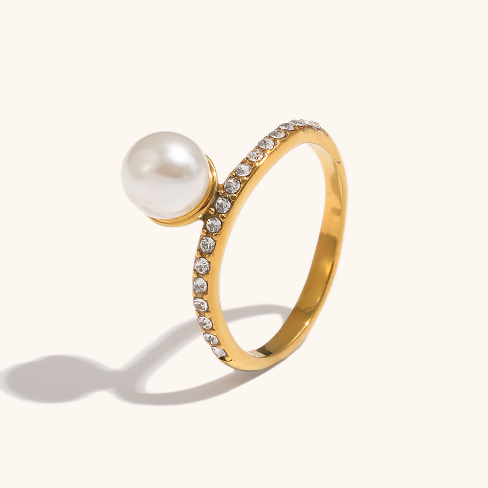 croissant zorcon gold plated drop earring-6