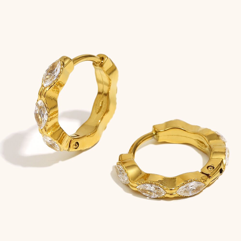 zircon chain bracelets set-7