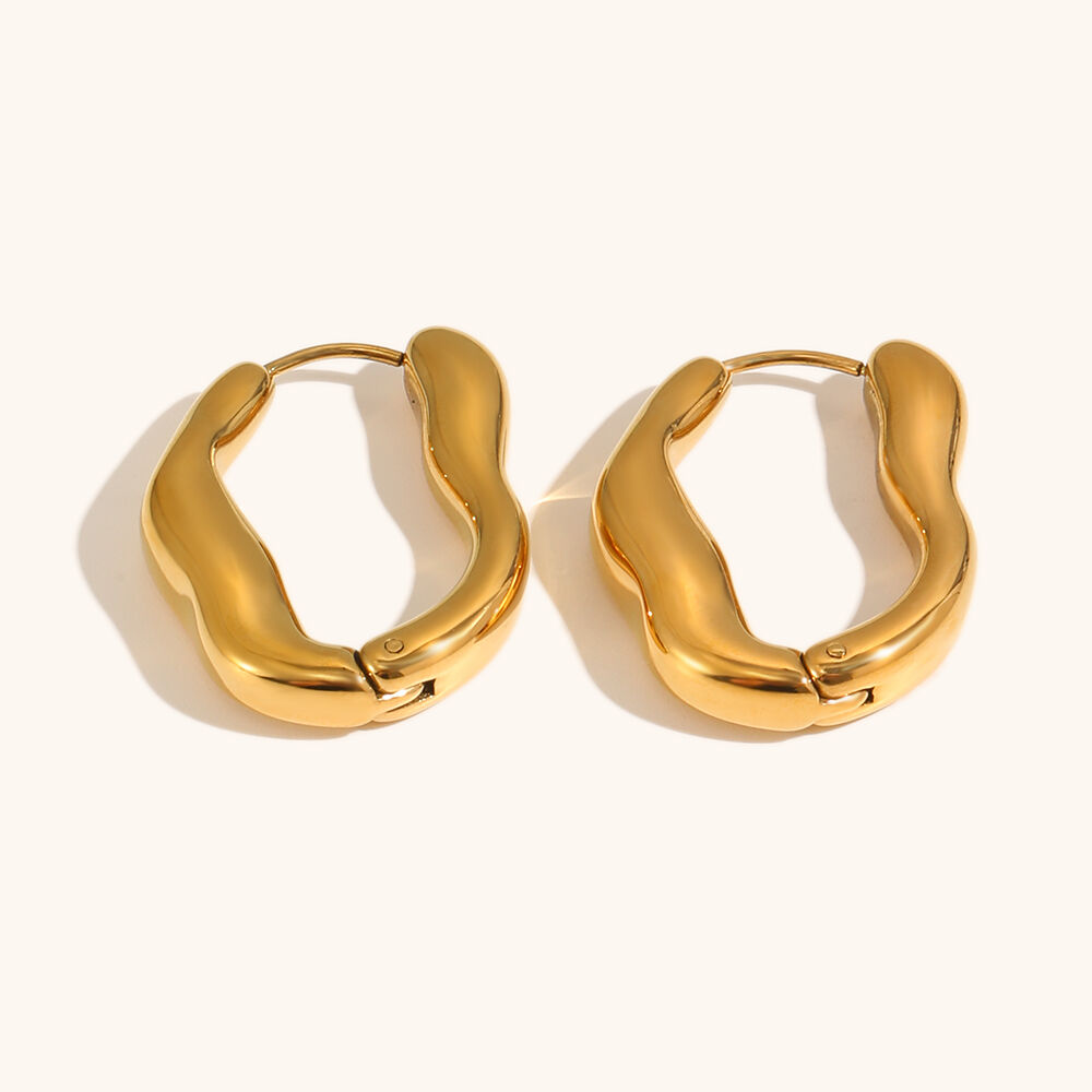 engraved starfish shell gold plated band ring-5
