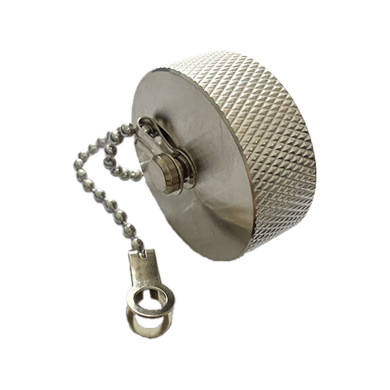 L27 male dust cap with chain internal thread