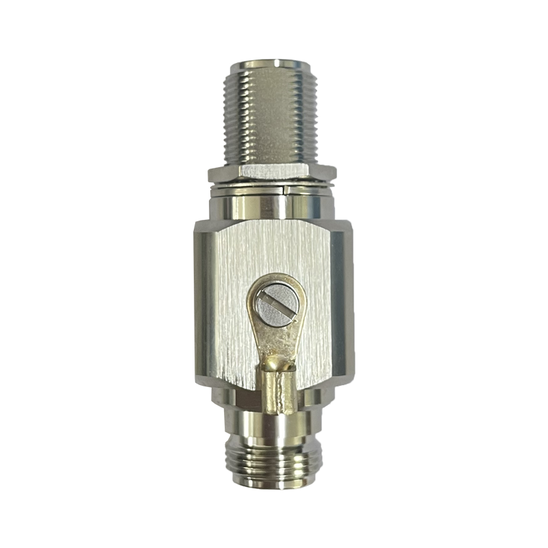 N-KK RF lightning arrester N Female to N female lightning arrester with edge