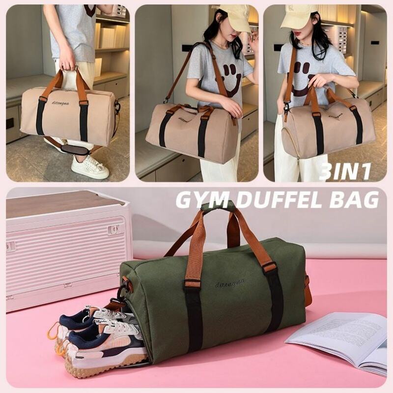 Large Capacity Waterproof Dry Wet Separation Oxford Fixed Straps Yoga ...