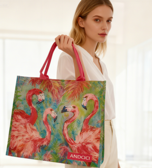 Reusable Customize Multi-pattern full print canvas shopping tote bag gift packing tote bag