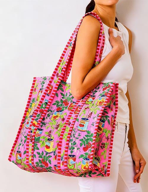  Quilted Tote Bag 