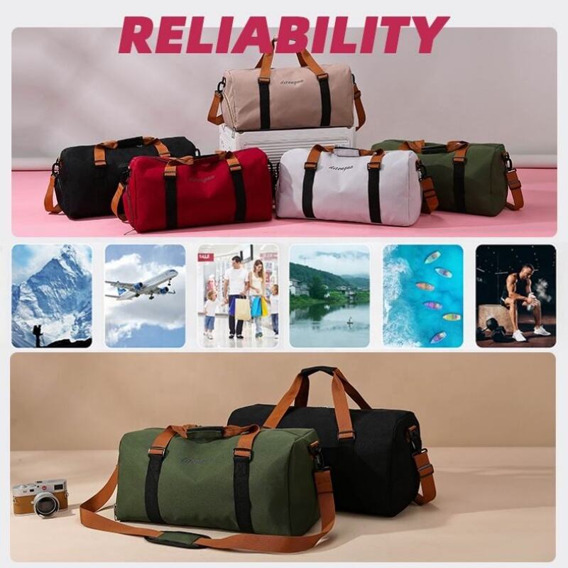 Large Capacity Waterproof Dry Wet Separation Oxford Fixed Straps Yoga ...