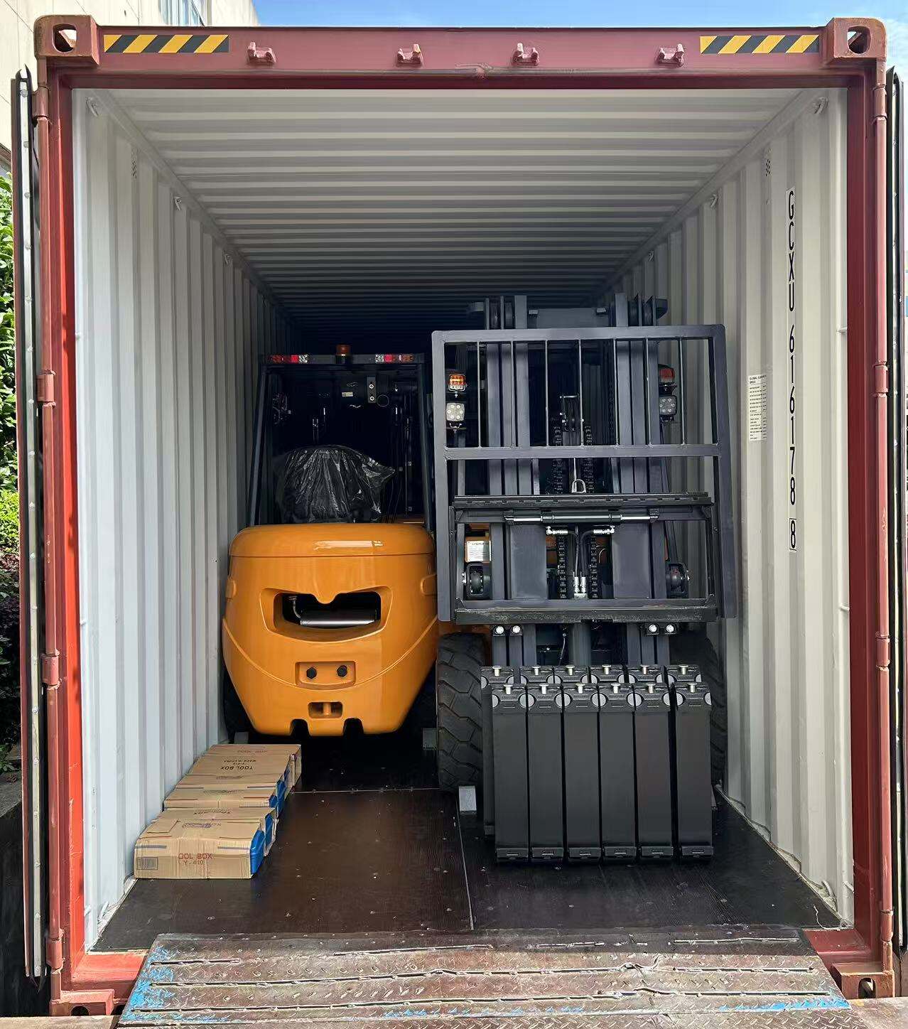 Maximize Efficiency with Our Forklifts for Moving Shipping Containers
