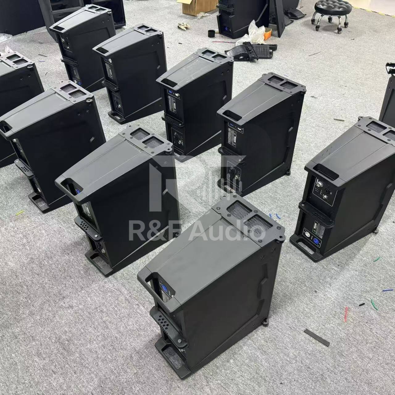 HDL 26-A Dual 6 Inch 2 Way Active Line Array Speakers DJ Stage Sound System PA Audio Passive Powered Speakers