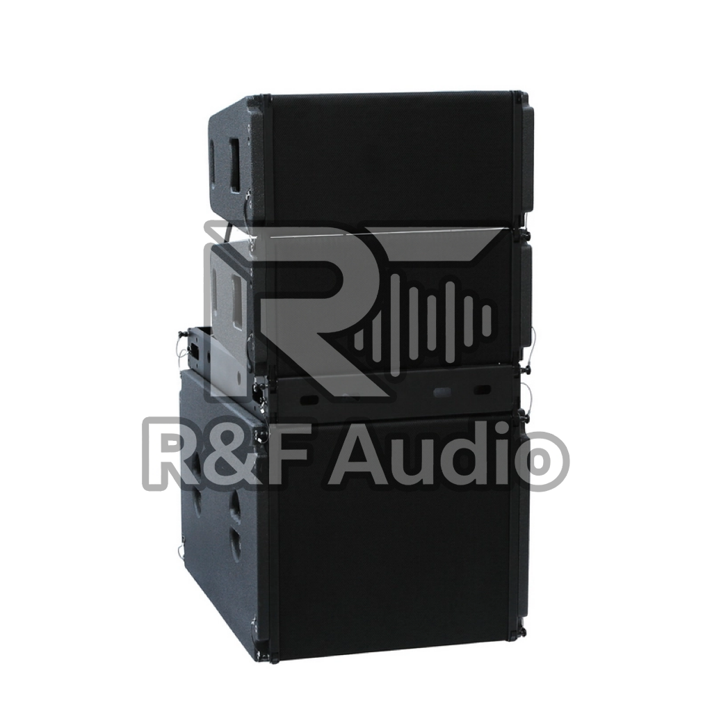 بلندگوی آرایه خطی Vera20 با دو بلندگوی ۱۰ اینچی، بلندگوی آرایه خطی دوکاناله فعال، سیستم صوتی غیرفعال، تجهیزات صوتی حرفه‌ای برای صحنه و کنسرت