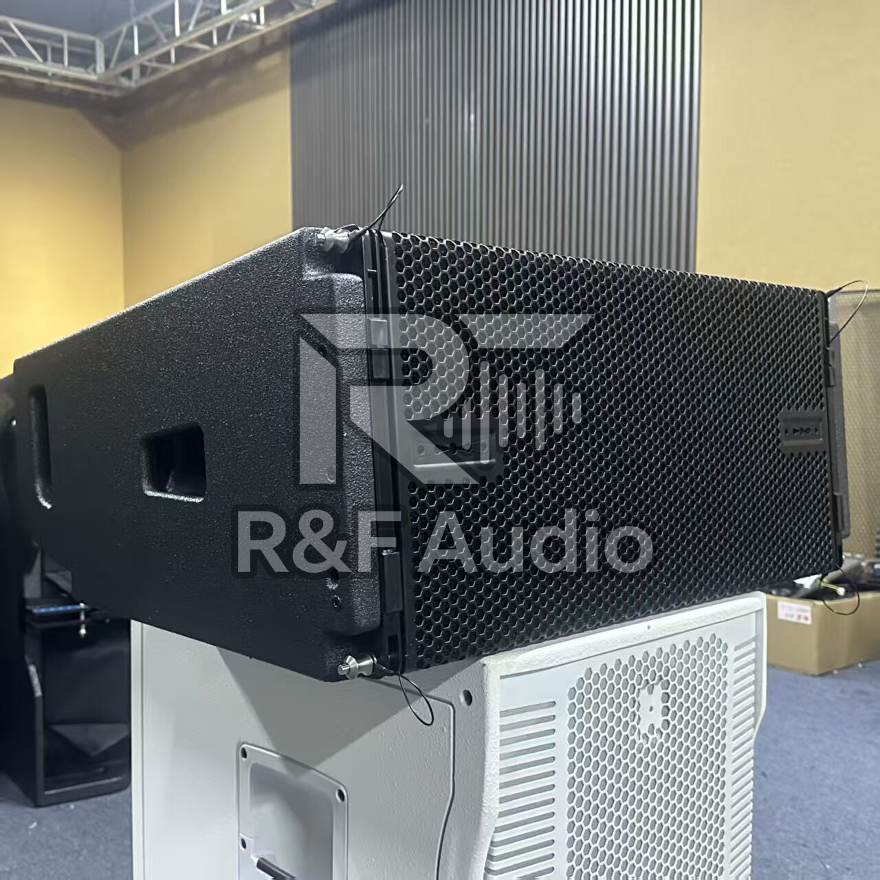 بلندگوی آرایه خطی VIO L210 با دو بلندگوی ۱۰ اینچی، سیستم صوتی فعال، بلندگوی نئودیمیوم مقاوم در برابر آب، قابل حمل و مناسب برای فضاهای باز، صحنه، کلیسا و صدای پیرامونی