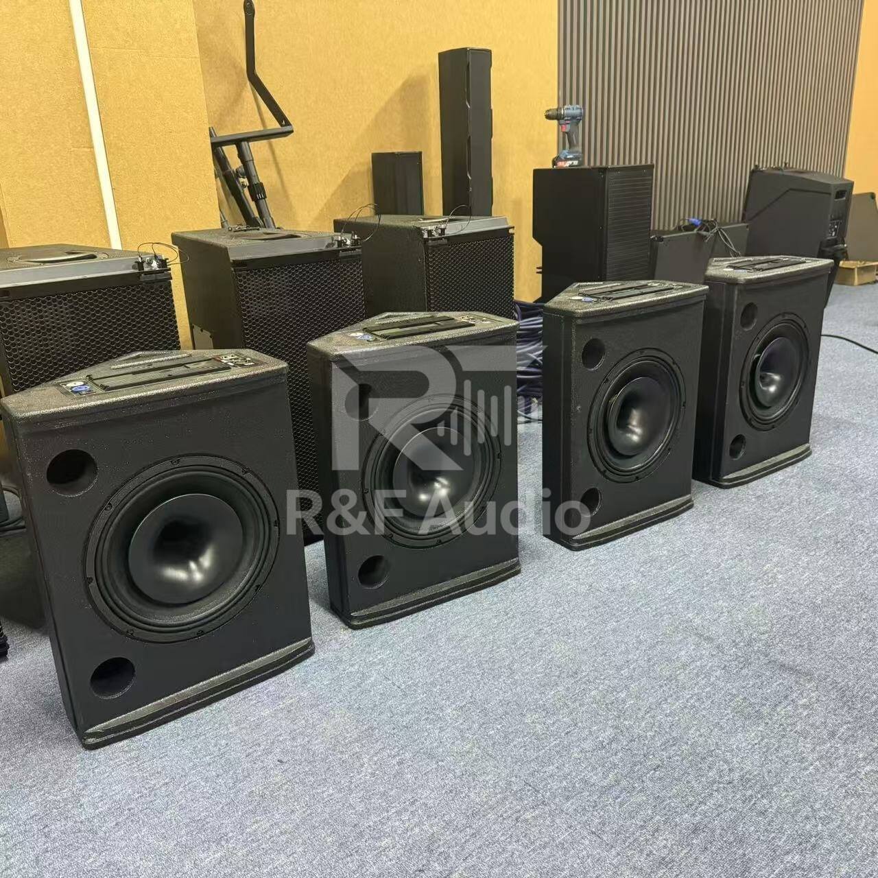 NX 12-SMA Single 12 Inch Active Coaxial Stage Moitors 12