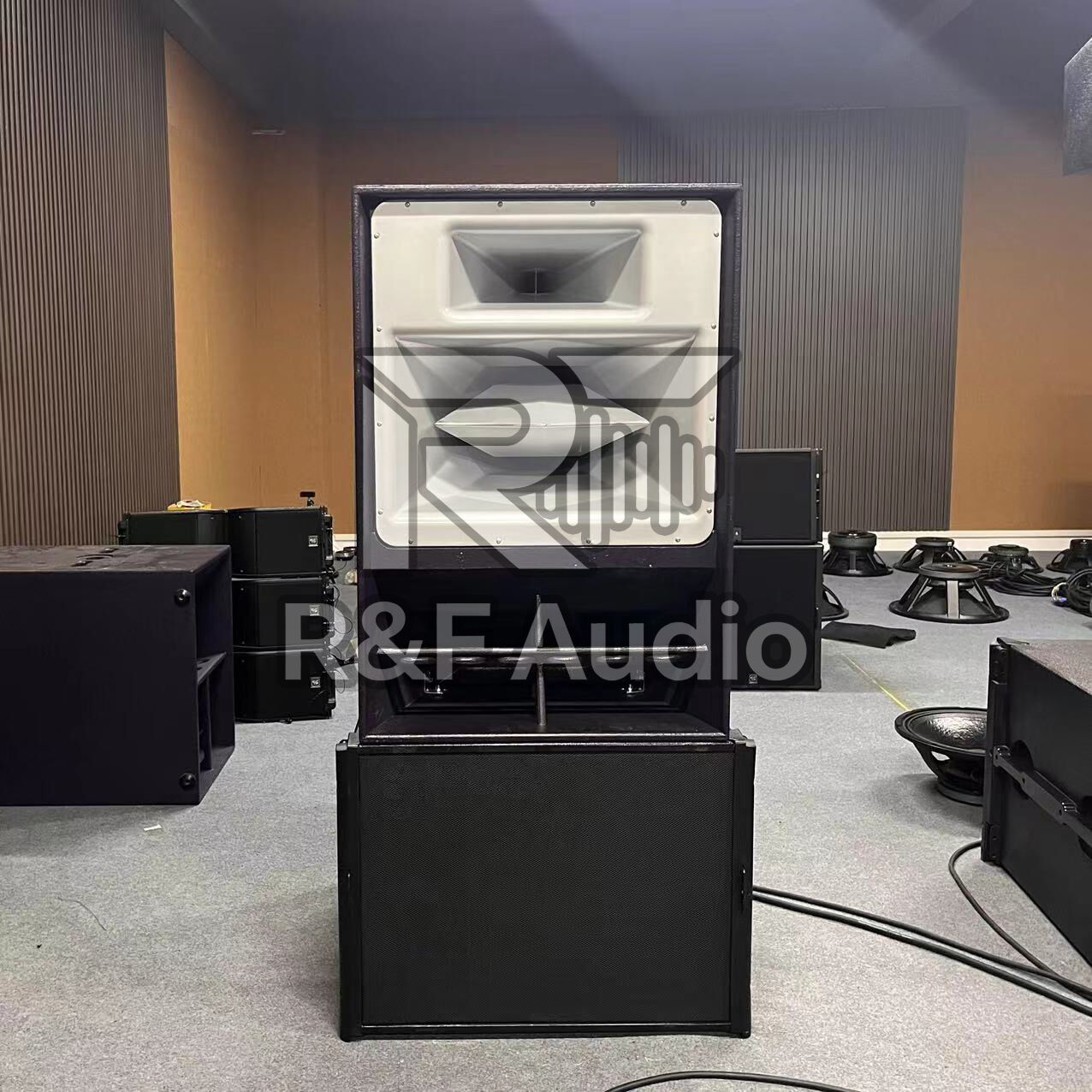 EVO 6E & F218 High‑Performance 3‑Way Point Source Loudspeaker – 70 Hz–18 kHz, 57 kg Professional PA Speaker