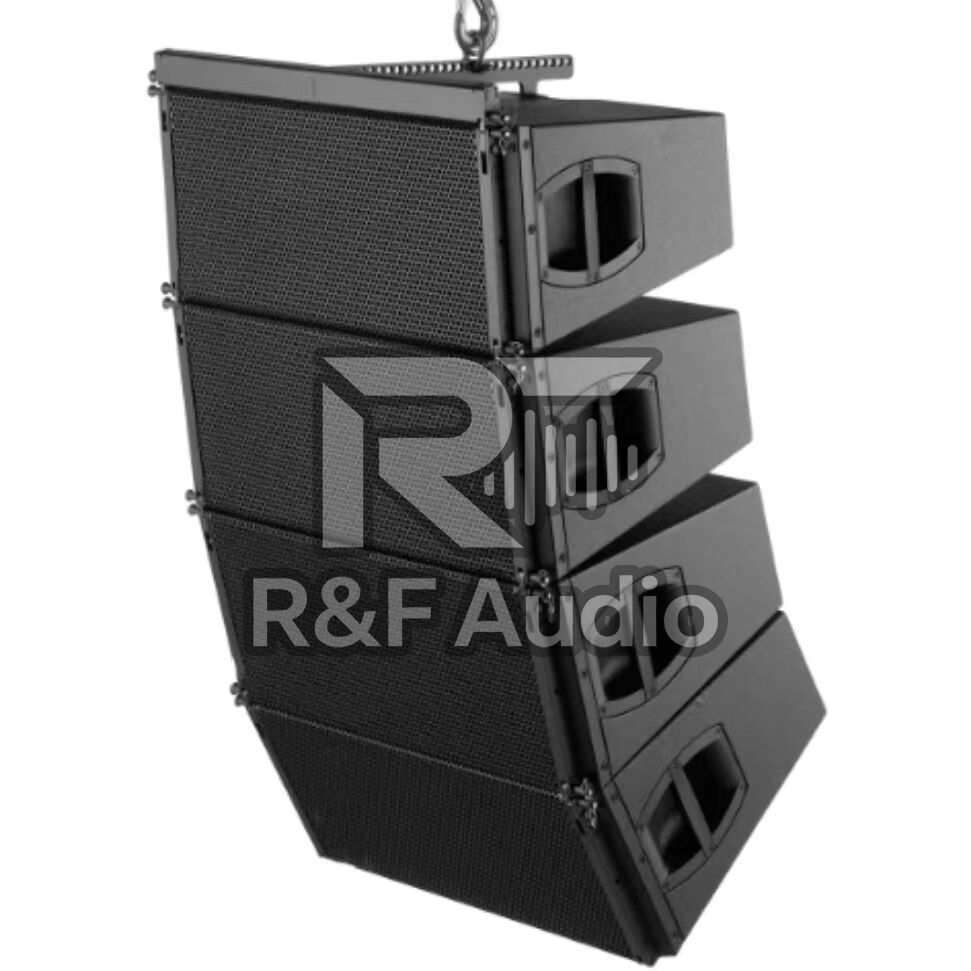 V12 Dual 10 Inch 3 Ways Line Array Speaker With Neodymium Driver Pro Sound System Professional Audio Passive Line Array Speakers