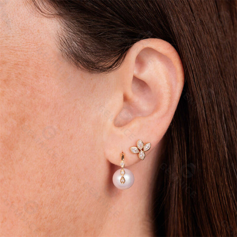 925 Sterling Silver Jewelry Wholesale Ready Ship Fashion Studs Earrings 18k Gold Plated Flower Stud Earrings for Girls.jpg