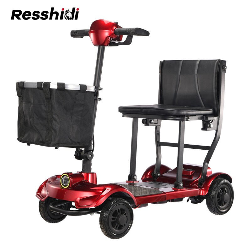 Aluminum Alloy Semi-Fold PU Wheel 270W Mobility Scooter