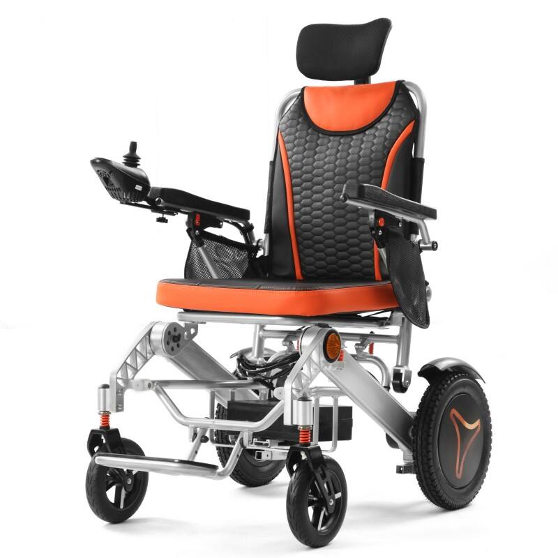 Ergonomiczny aluminiowy wózek inwalidzki z napędem elektrycznym