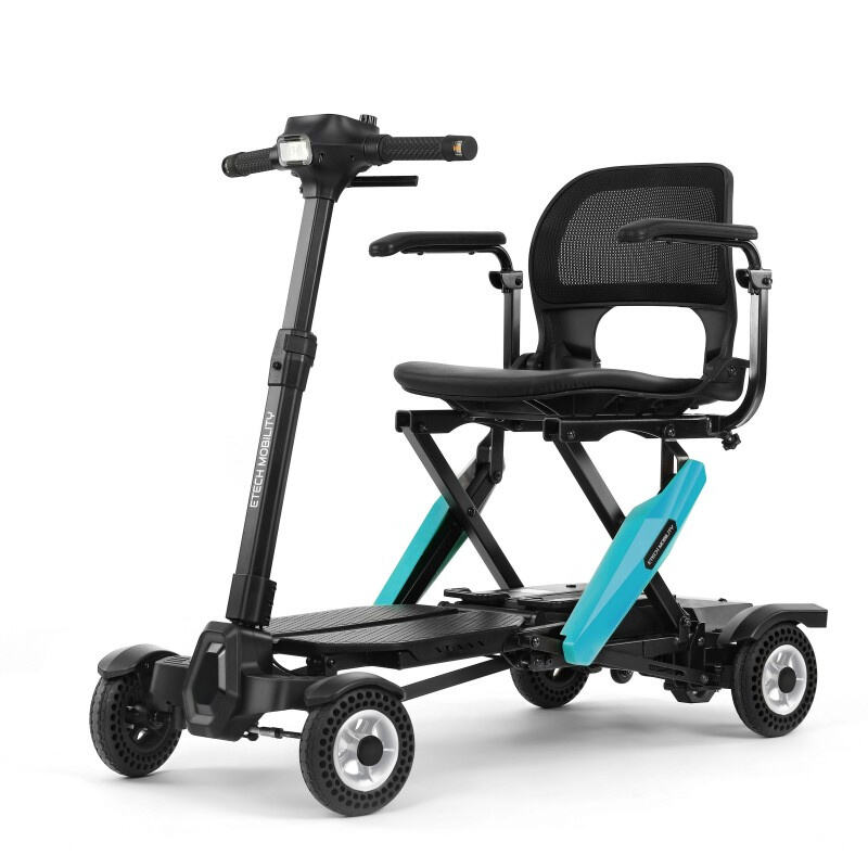 Lightweight Automatic Folding Mobility Scooter with NFC Unlock