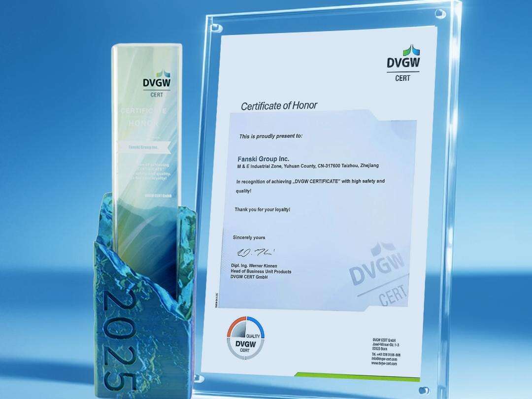 FANSKI Group Inc. Strengthens Strategic Partnership with Germany’s DVGW CERT GmbH, Receives Honorary Certification