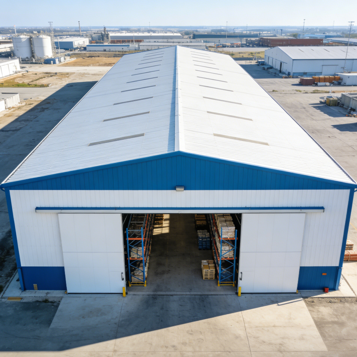 Proč si vybrat naše řešení skladových hal s nosnou konstrukcí?