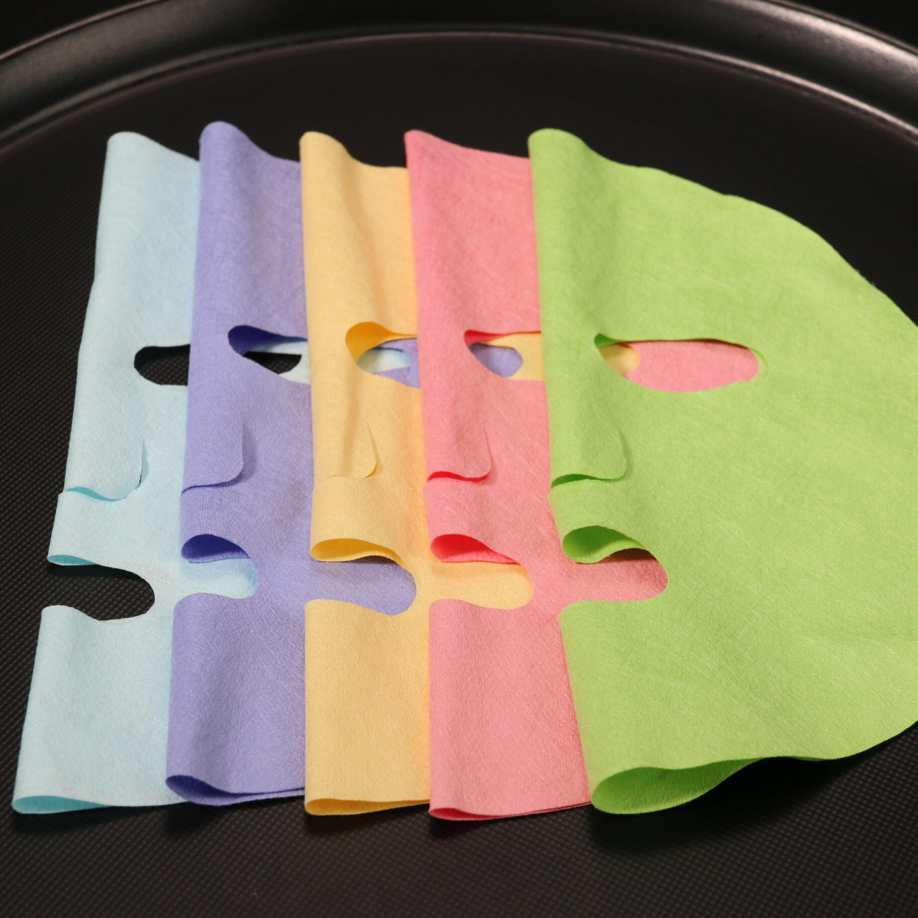 Color 40GSM microfiber mask cloth | Microfiber facial mask sheet
