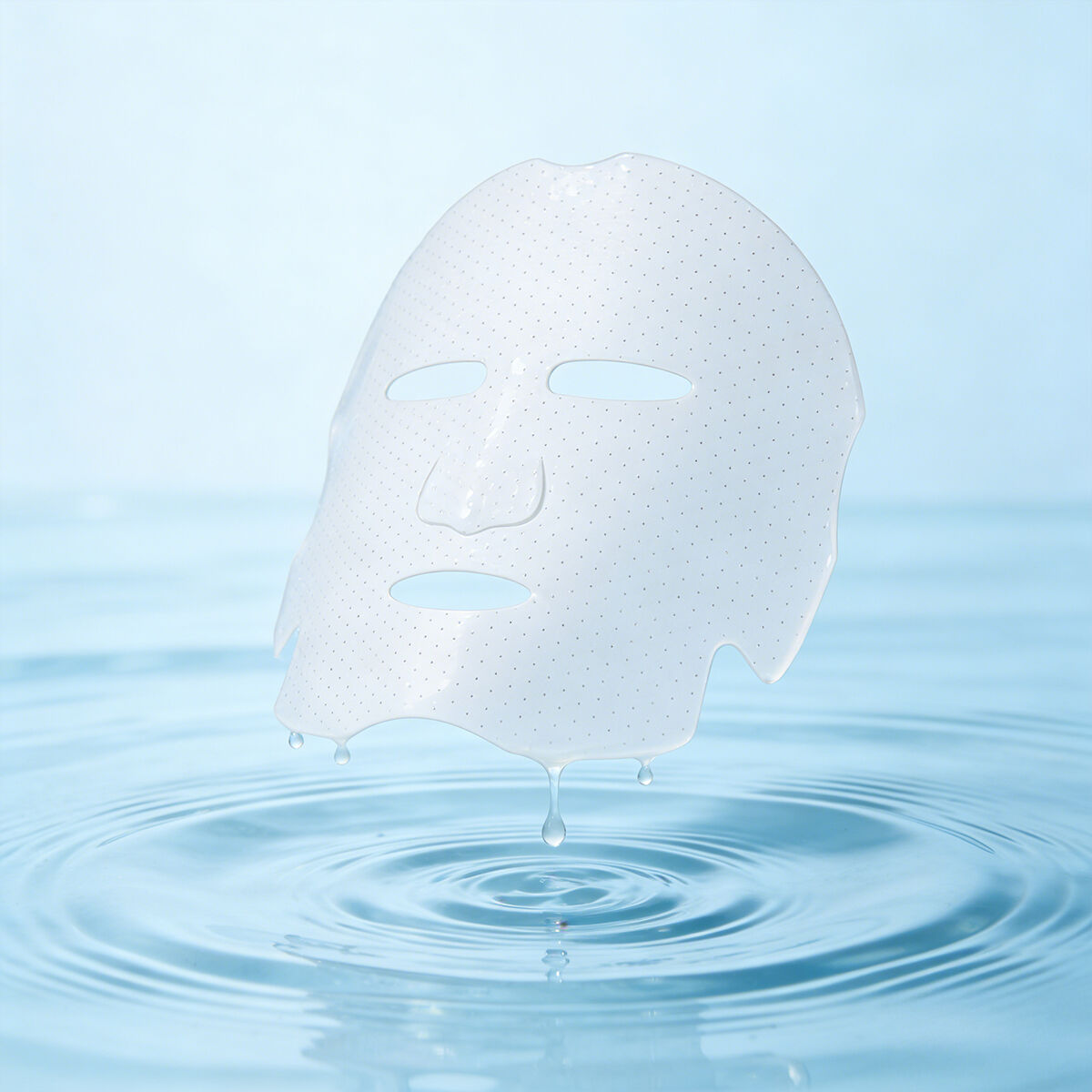 Hydrating gel facial mask sheet