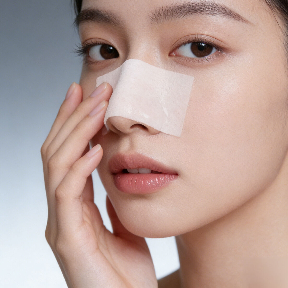 Blackhead-removing nose patch