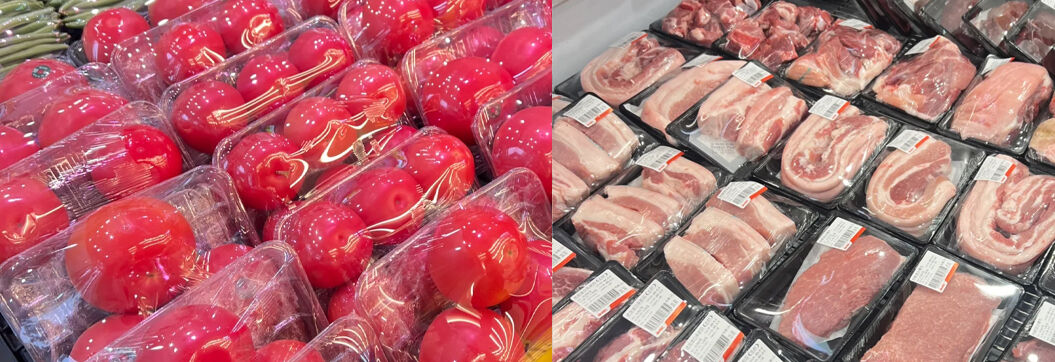 Fresh Food Tray (PET/PP Material) 