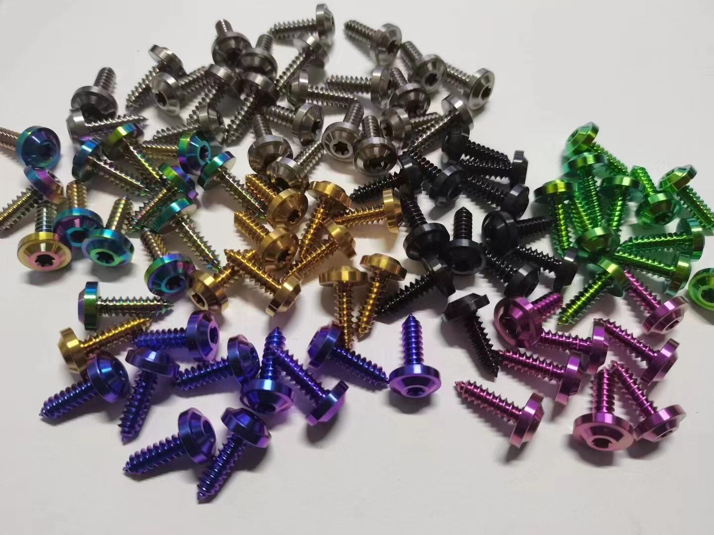 Titanium Alloy Motorcycle fastening screws