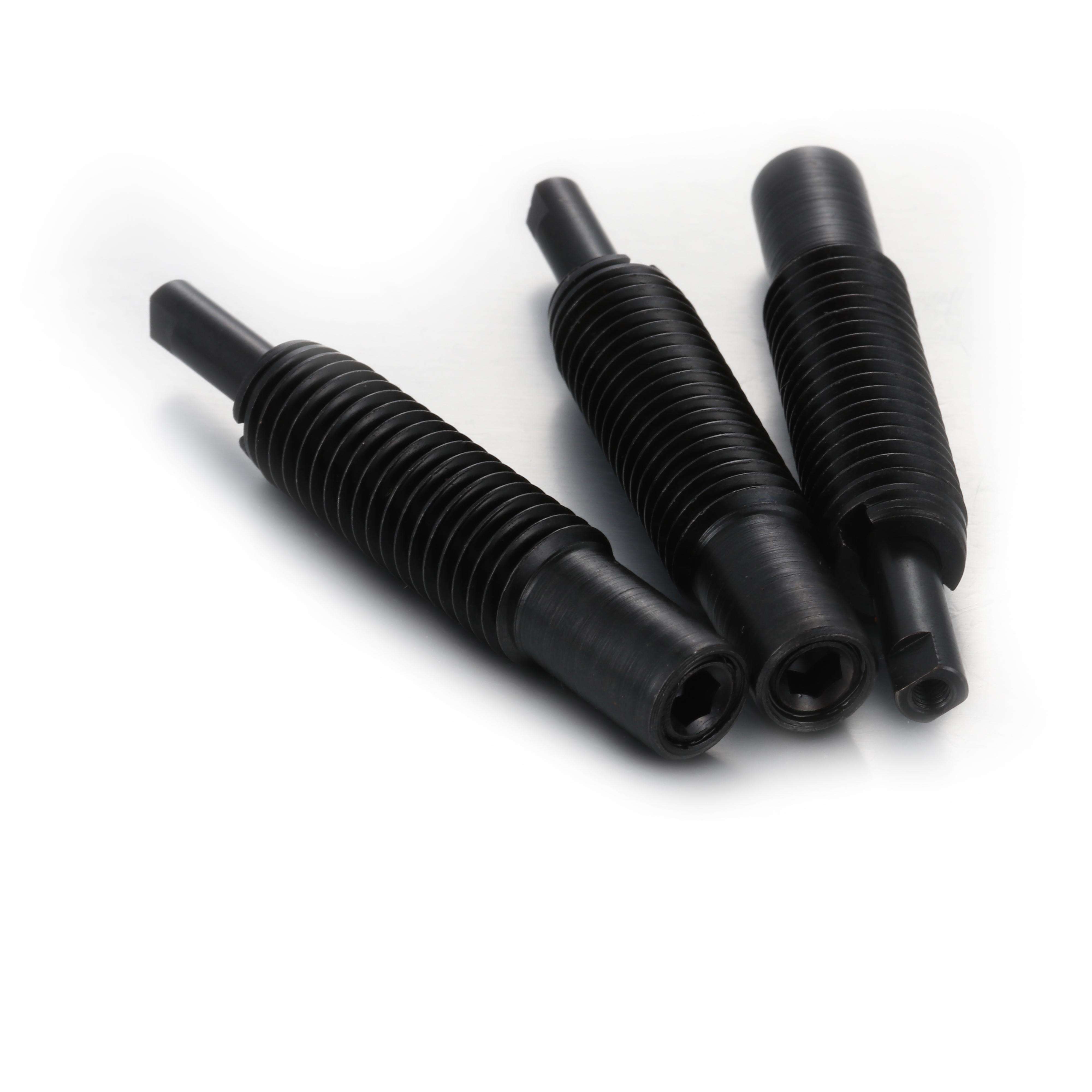 Precision Spring Plunger PJHTP Series - Tapped Tip for Secure Fixation in Mechanical Applications