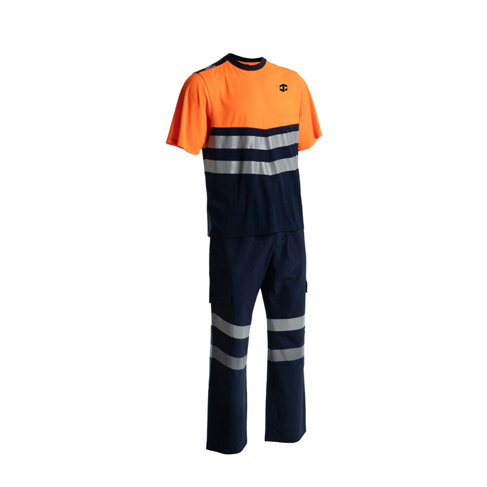 JIADE WorkPro-Serie Herren-Sicherheits-T-Shirt mit hoher Sichtbarkeit